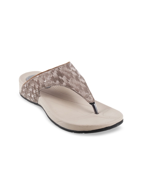 

WALKWAY Women Grey Printed Sandals