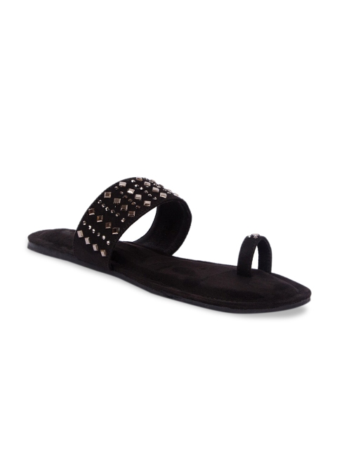 

Inc 5 Women Black Embellished One Toe Flats