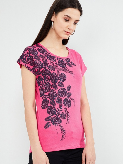 

max Women Magenta Printed Top