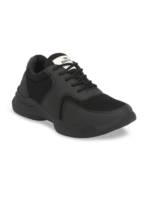 

Big Fox Men Black Synthetic Running Shoes