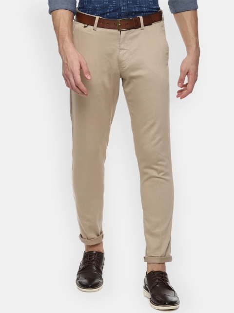 

Louis Philippe Sport Men Beige Slim Fit Solid Regular Trousers