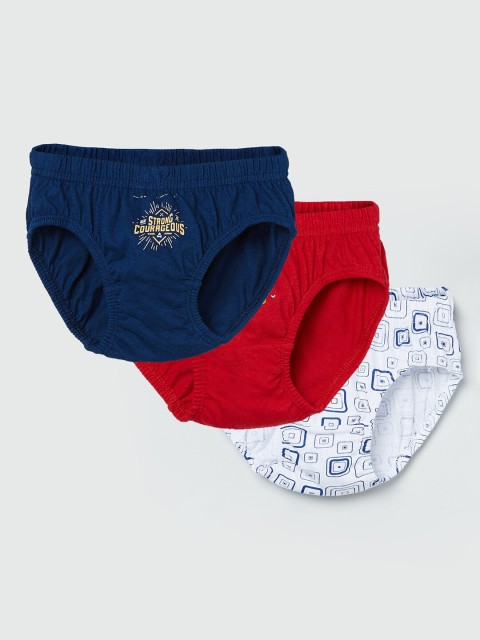 

max Boys Pack Of 3 Basic Briefs NOS20SDIN03, White
