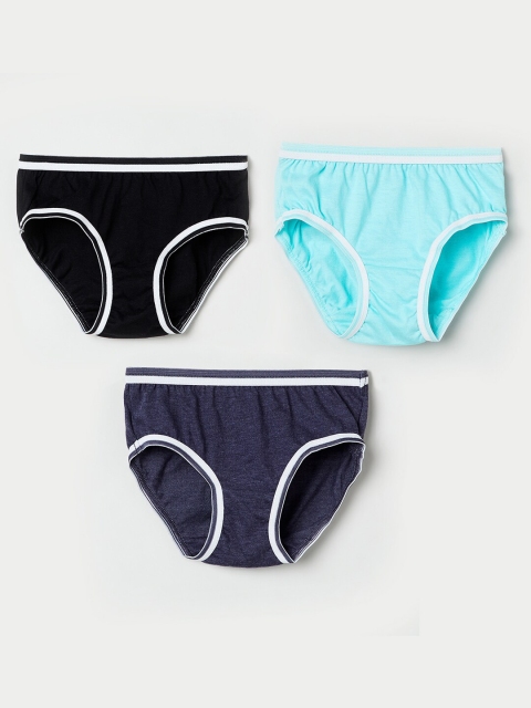 

max Girls Pack Of 3 Assorted Basic Briefs NOS19WCIN06MULTI