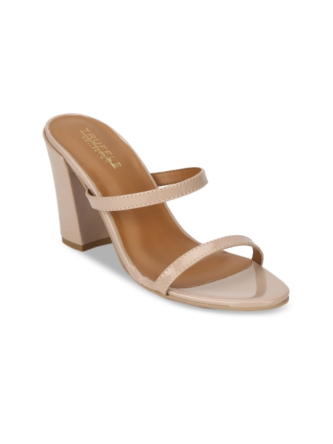 

Truffle Collection Women Nude-Coloured Solid Mules