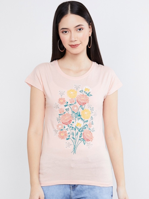 

max Women Pink Printed Top