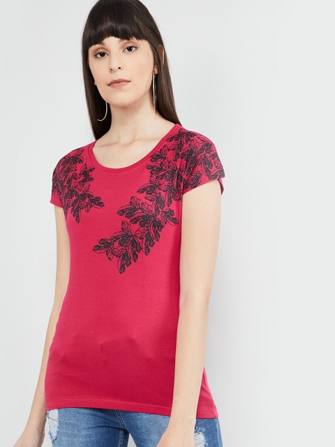 max Women Pink Printed Top