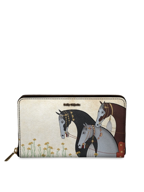 

DailyObjects Women Multicoloured Printed Zip Around Wallet, Multi