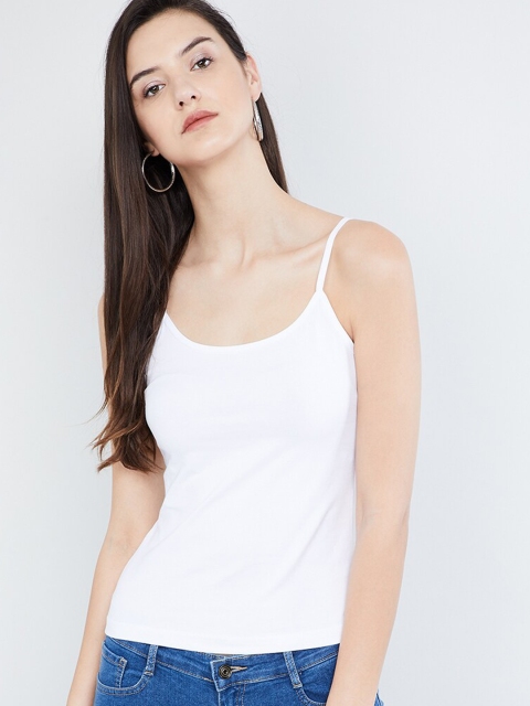 

max Women White Solid Camisole NOOSKITTYWHITE_1