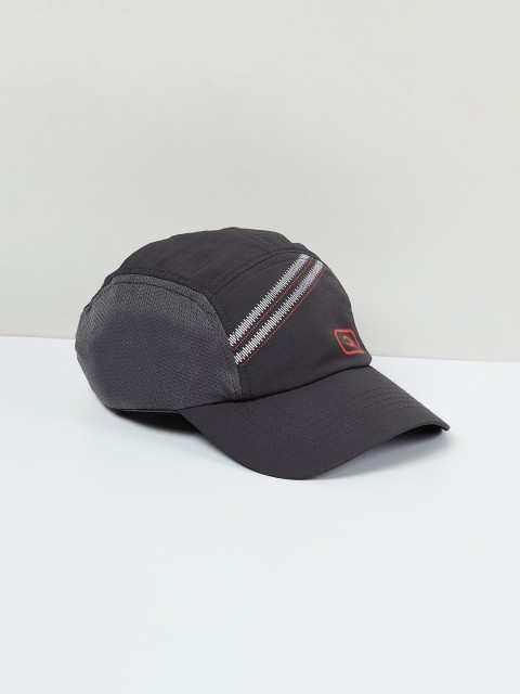

max Women Charcoal Grey Printed Baseball Cap