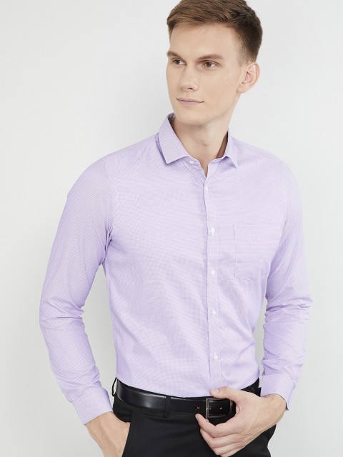 

max Men Purple Regular Fit Printed Casual Shirt