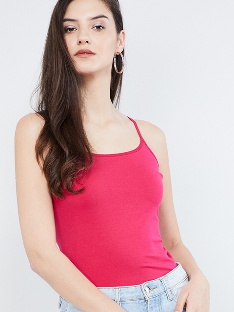 

max Women Fuchsia Pink Solid Camisole NOOSKITTYFUCHSIA_1