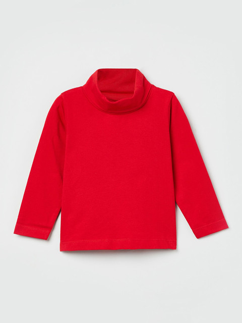 

max Girls Red Solid Top