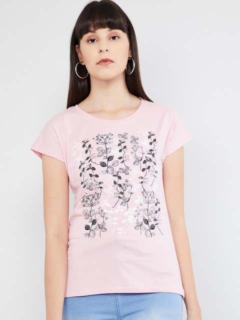 

max Women Pink Printed Top