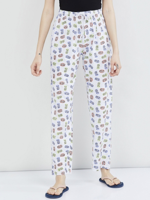 

max Women Grey Printed Lounge Pants