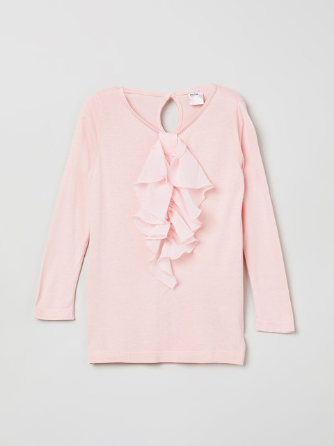 

max Girls Pink Solid Top