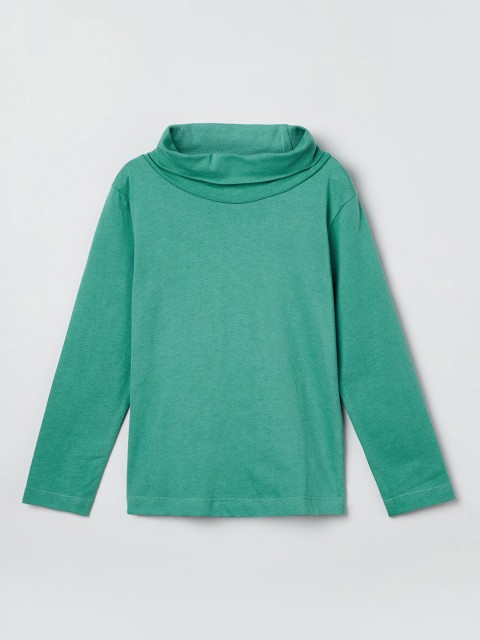 

max Girls Green Solid Top