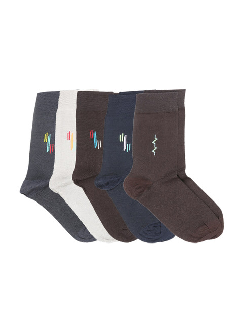 

Dollar Men Pack of 5 Assorted Calf-Length Socks