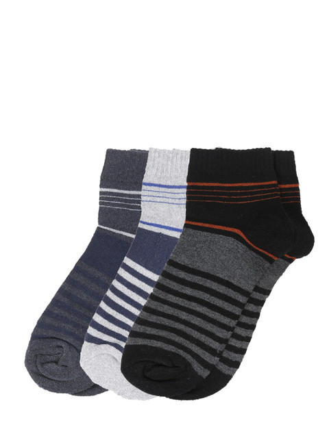 

Dollar Men Pack of 3 Assorted Ankle-Length Socks