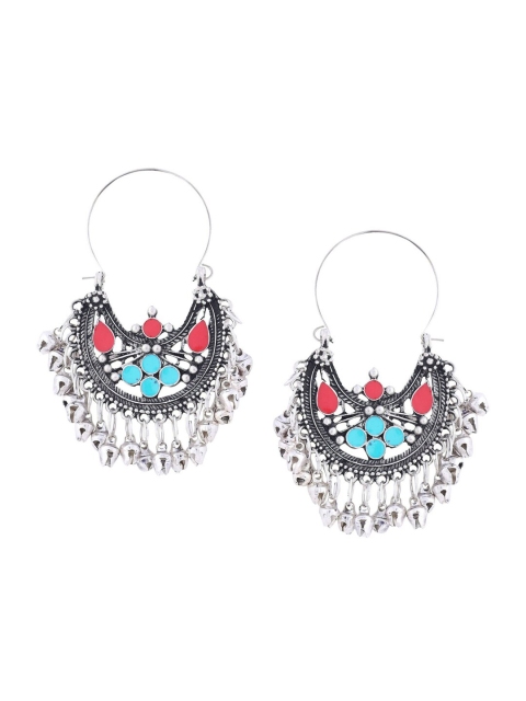 

Tistabene Red Crescent Shaped Chandbalis
