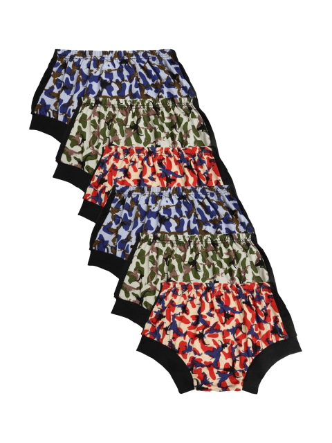 

Red Rose Boys Pack Of 6 Assorted Trunks JRNO501