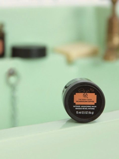 

THE BODY SHOP Unisex Nicaraguan Coffee Intense Awakening Face Mask 15 ml, Coffee brown