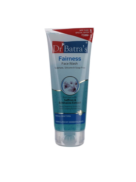 

Dr. Batras Unisex Saffron & Echinacea Extract Fairness Face Wash - 200 g, Blue