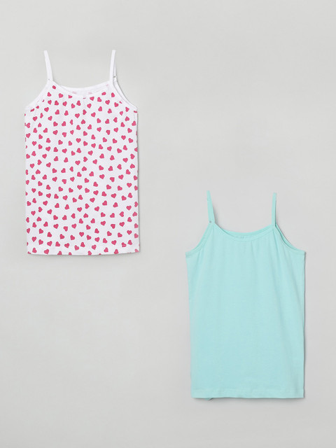 

max Girls Pack of 2 Camisoles, White