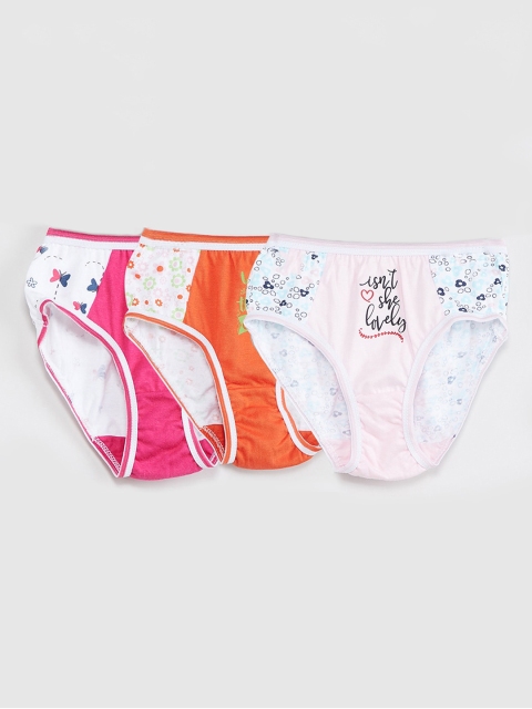 

max Girls Pack Of 3 Assorted Basic Briefs W18CIN02MULTI