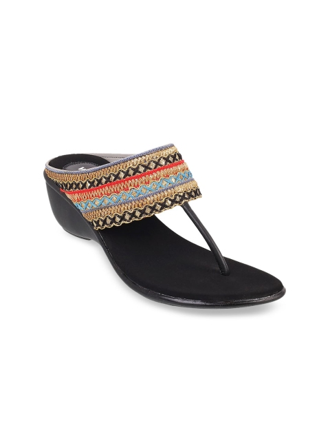 

WALKWAY Women Multicoloured Embellished Sandals, Multi