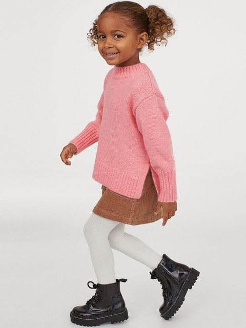 

H&M Girls Pink Knitted Jumper