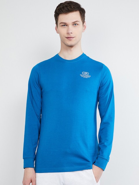 

max Men Blue Solid Sweater Vest Sweater