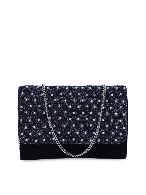 

Diwaah Navy Blue Embellished Sling Bag