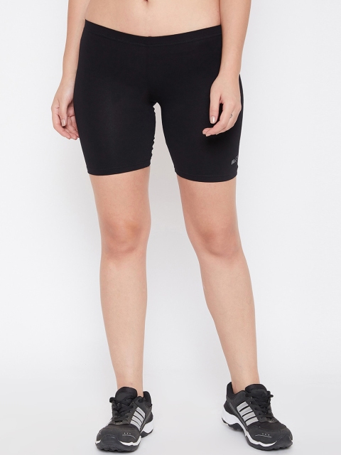

ALIZA Women Black Solid Swimming Shorts 270001404