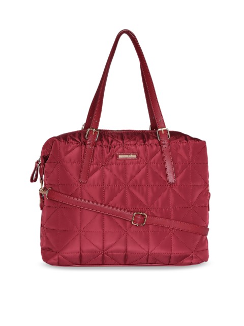 

Forever Glam by Pantaloons Maroon Solid Shoulder Bag