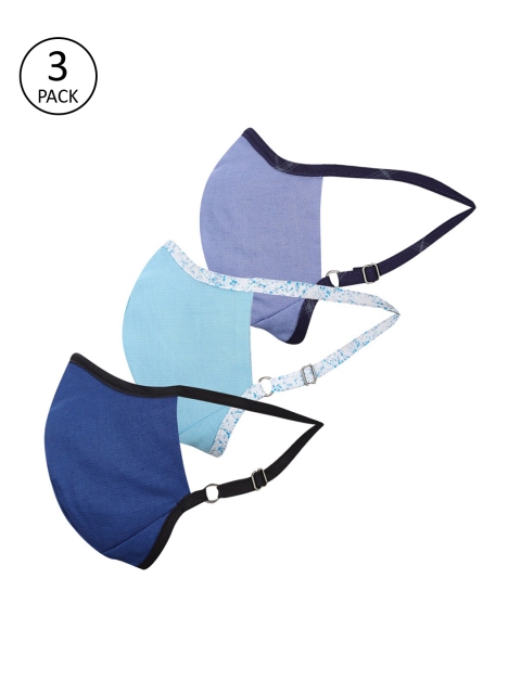 

Peter England Assorted Pack of 3 Reusable 3-Ply Fabric Mask