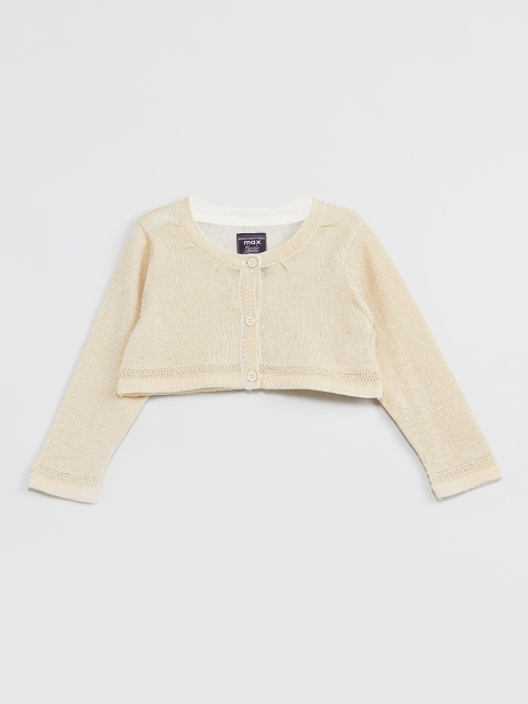 

max Girls Beige Shrug