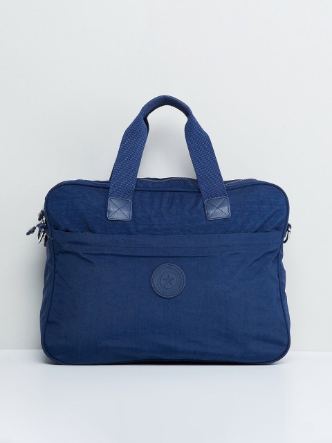 

max Women Blue Solid Laptop Bag