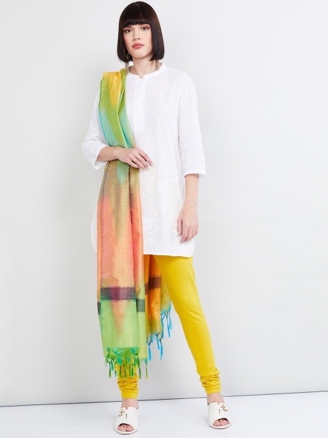 

max Multicoloured Dyed Dupatta, Multi