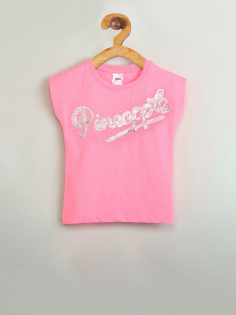 

max Girls Pink Sequined Top