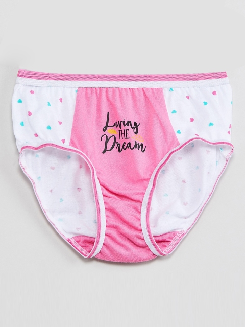 

max Girls Multi Pack Of 3 Assorted Basic Briefs P19CIN07MULTI
