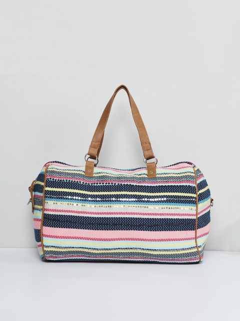 

max Multicoloured Striped Handheld Bag, Multi