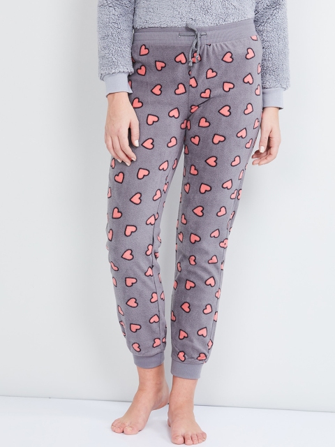 

MAX Women Grey Printed Lounge Pants