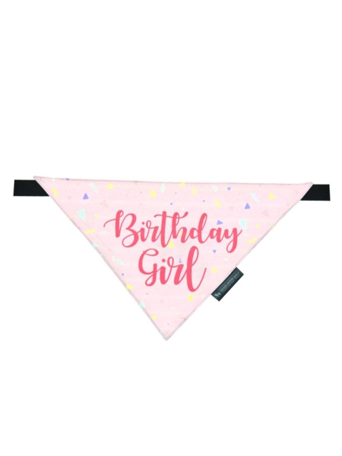 

Heads Up For Tails Pink HUFT Birthday Girl Dog Bandana