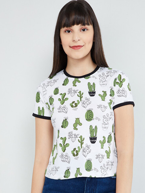 

max Women Off-White Printed Top