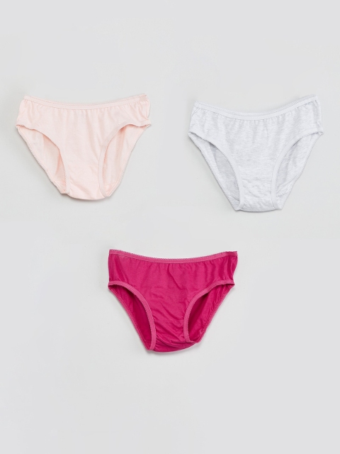 

max Girls Pack Of 3 Assorted Basic Briefs