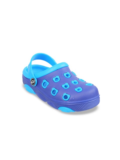 

WALKWAY Girls Blue Colourblocked Clogs