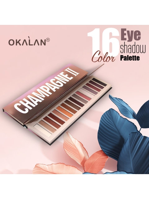

OKALAN Eyeshadow Palette- E069B Champagne II 15g, Multi