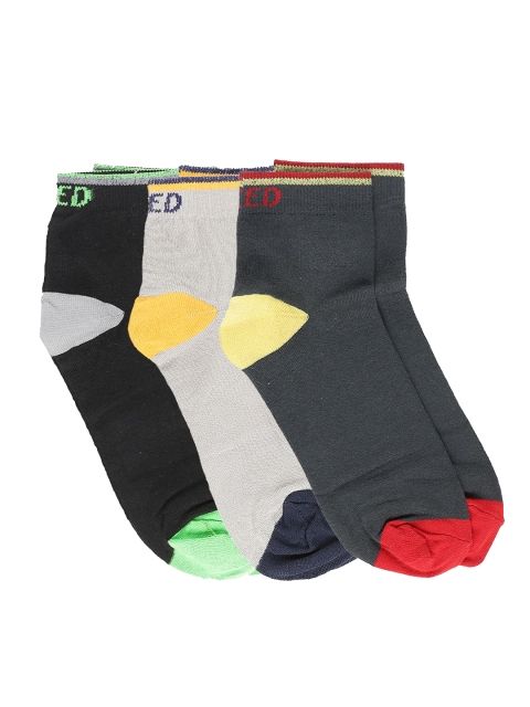 

Dollar Men Pack of 3 Assorted Ankle-Length Socks