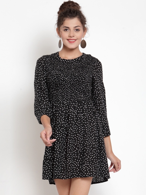 

Global Republic Women Black Printed Fit and Flare Dress