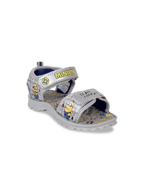 

Kids Ville Boys Grey Minion Print Sports Sandals